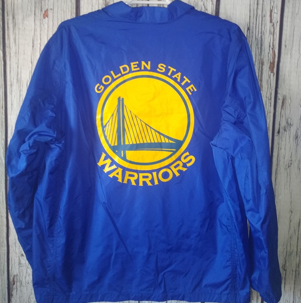 Golden State Warriors Levi's NBA Club Coat Lightweight Jacket XXL